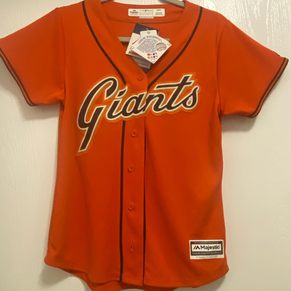 Majestic Giants Bold Orange Baseball Jersey